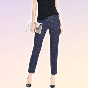 BANANA REPUBLIC Avery Flannel Pant Sz 0 Nouvelle Floral Warm